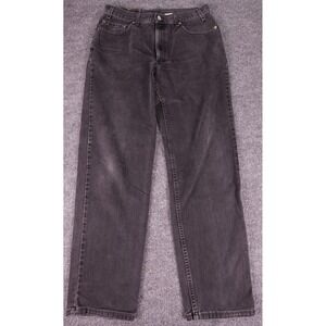 Levis 550 Jeans Mens 36x34 Black Gray Relaxed Fit Denim Made in USA Riveted